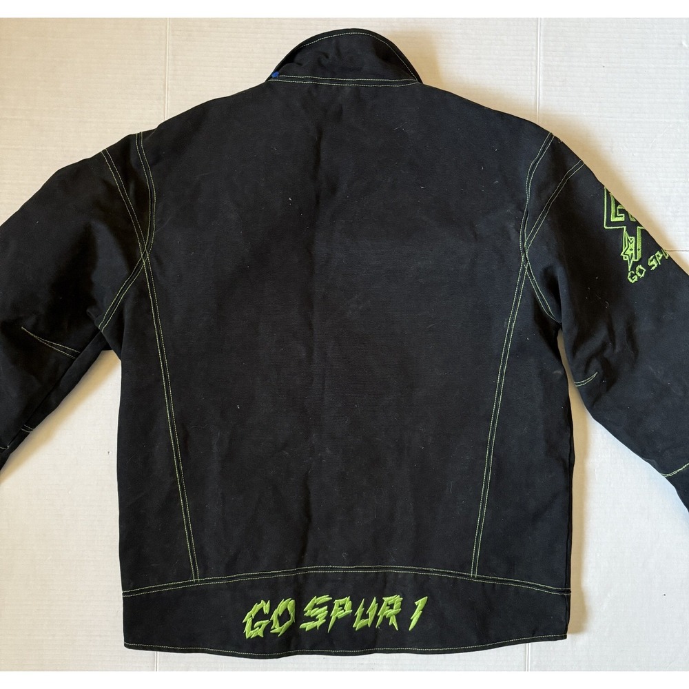 COWBOY HARDWARE - Go Spur 1 - Men's Black Canvas Lined‎ Jacket - Size X-Large XL - Picture 3 of 9